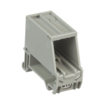 Adaptador de 1 Puerto, Para Conectores Tipo Mini-Com, Montaje en Riel Din Estándar de 35mm, Color Gris Internacional - Image 2