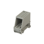 Adaptador de 1 Puerto, Para Conectores Tipo Mini-Com, Blindado, Montaje en Riel Din Estándar de 35mm, Color Gris Internacional - Image 2