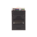 Conector Jack RJ45 Estilo TP, Mini-Com, Categoría 6, de 8 posiciones y 8 cables, Color Negro - Image 4