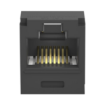 Módulo Acoplador RJ45 a RJ45, Mini-Com, Categoría 6, Color Negro - Image 2