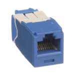 Conector Jack RJ45 Estilo TG, Mini-Com, Categoría 6A, de 8 posiciones y 8 cables, Color Azul - Image 3