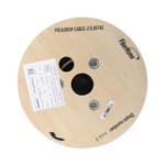 Carrete de 1 km de Fibra Óptica Aérea Mini Figura 8 G.657A2 tipo Drop, Monomodo de 2 Hilos (bifibra), Color Negro - Image 2