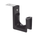 Sujetador STRONGHOLD tipo J (J-Hook), Con Soporte para Montaje en Techo, Para 46 Cables Cat6, Nylon 6.6, Color Negro, 1 pieza