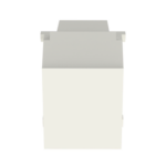 Módulo de tapa ciega (Inserto Ciego), Tipo Keystone, Color Blanco Mate, 1 Pieza - Image 4