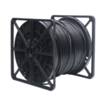 Bobina de cable de 305 Metros Cat6+ CALIBRE 23 Exterior Blindado tipo FTP para CLIMAS EXTREMOS, UL, color Negro" - Image 3
