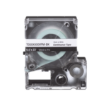 Casete de Etiquetas de Vinilo de Cinta Continua, Color Negro Sobre Blanco, Uso Interior/Exterior, 9 mm de Ancho x 7.6 Metros de Largo - Image 2