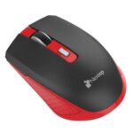 Mouse Nextep Inalámbrico Recargable Switch Encendido 1600 dpi Color Negro-Rojo - Image 5