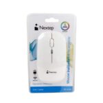 Mouse Nextep Inalámbrico Recargable Delgado/Silencioso RGB 1600 dpi Color Blanco - Image 2