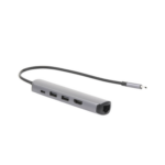 HUB USB-C (Docking Station) 5 en 1 | Ultra Delgado | 2 USB-A 3.1 a (5 Gbps) | HDMI 4K@60Hz | RJ45 (Gigabit Ethernet) | USB-C PD Carga Rápida 100W | Soporta OTG | Chips Inteligentes | Pequeño y Ligero | Caja de Aluminio. - Image 2