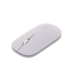 Mouse inalámbrico 2.4 GHz | Ultra Delgado y Silencioso | DPI 1000/1600/2000/4000 (Ajustable) | Alcance 10m | Scroll de Aluminio | Adaptable a diferentes superficies | Diseño suave al tacto | Contiene Receptor USB | Color Gris. - Image 3