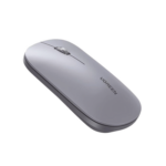 Mouse inalámbrico 2.4 GHz | Ultra Delgado y Silencioso | DPI 1000/1600/2000/4000 (Ajustable) | Alcance 10m | Scroll de Aluminio | Adaptable a diferentes superficies | Diseño suave al tacto | Contiene Receptor USB | Color Gris. - Image 6