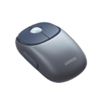 Mouse Inalámbrico FUN | Recargable| 2.4G & Bluetooth | 4 Niveles de DPI | Silencioso | Ergonómico | 5 Botones | Compatible con Windows, macOS 10.5, Android iOS Linux y Chrome OS | Color Azul