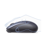 Mouse Inalámbrico 2.4G 800/1200/1600/2400 DPI | Función de 3 botones | Alcance 10m | Silencioso | Ergonómico | Anti-caída y Anti-interferencias | Batería Alcalina AA incluida | Midnight Blue. - Image 2