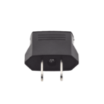 Adaptador de enchufe europea a americano, Calidad PREMIUM @ 6 A ; 110 - 250 Vca