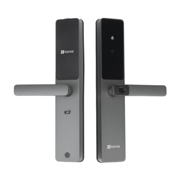 Cerradura Inteligente / Cerrojo Tipo Americano / Wi-Fi / Bluetooth / Códigos Temporales Para Visitantes / Lectura de Huella / Lectura de Tag / Contraseña / Botón para Timbrar / Apertura remota / No Requiere Hub
