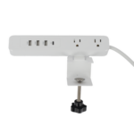 Multicontacto con Montaje para Escritorio / Carga Rápida para 65 W / 3 x Nema 5-15P / 2 x USB-A (5V @3A) / 1 x USB-C (65W) - Image 7