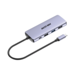 Hub (Adaptador) USB - C / 8 en 1 / 1 Salida HDMI (4K) / 1 Salida USB 2.0 / 3 Salidas USB 3.0 / 1 Salida SD (Memoria SD) / 1 Salida TF (Micro SD) / 1 Entrada USB - C (Carga Rapida / 100 Watts) - Image 2