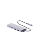 Hub (Adaptador) USB - C / 8 en 1 / 1 Salida HDMI (4K) / 1 Salida USB 2.0 / 3 Salidas USB 3.0 / 1 Salida SD (Memoria SD) / 1 Salida TF (Micro SD) / 1 Entrada USB - C (Carga Rapida / 100 Watts) - Image 5