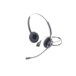 Diadema binaudal (duo) con tecnología antishock para teléfonos IP FANVIL y Polycom con micrófono de cancelación de ruido, larga durabilidad - Image 3