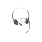 Diadema binaudal (duo) con tecnología antishock para teléfonos IP FANVIL y Polycom con micrófono de cancelación de ruido, larga durabilidad - Image 4