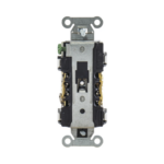 Contacto Dúplex 20 A, 125 V, 2 Polos, 3 Hilos, Cableado Posterior y Lateral, Color Blanco (Nema 5-20R). - Image 2