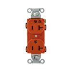 Contacto Dúplex Conexión a Tierra Aislada/ 20 A 125 V/ 2 polos 3 Hilos/ Color naranja/ Nema 5- 20R/ Grado Comercial. - Image 5