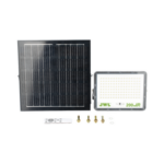 Reflector de 200 W con Panel Solar / Batería 3.2 V CD / T.C.C. 6 500 K / IP65. - Image 3