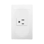 Contacto Sencillo de 127 V~60 HZ 15 A/ Color Blanco.