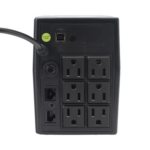 UPS 600VA/360 W Línea Interactiva / 6 Contactos 5-15R (4 Respaldadas) / Regulación de Voltaje / Protección RJ45 - Image 5