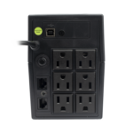UPS 800VA/480 W Pantalla LCD / Línea Interactiva 120Vca / 6 tomas 5-15R (4 Respaldadas) / Regulación de Voltaje / Protección RJ45 - Image 3