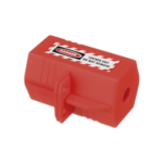Dispositivo de Bloqueo LOTO para Enchufes de 120 Vca, Fabricado con Polipropileno, Color Rojo - Image 4