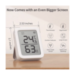 Medidor de temperatura y humedad Datos en pantalla / inalámbrico BLUETOOTH compatible con HUB SwitchBot - Image 5