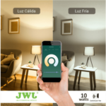 Foco Smart Dimeable / 10W / RGB y Blanco / Base E27 / IP20 / Con Control desde Aplicación Móvil - Image 5