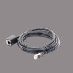 Cable de Extensión Cat6 RJ45 F/UTP / Macho a Hembra / 3m / Método de conexión 568B / Velocidad de transmisión 1000Mbps / Ancho de banda del canal 250MHz /Caja de Cobre / Negro - Image 2