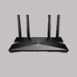 Router WiFi 6 doble banda AX 3000 Mbps / MU-MIMO y OFDMA / 1 Puerto WAN 10/100/1000 Mbps / 4 Puertos LAN 10/100/1000 Mbps / 4 Potentes Antenas.