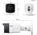 CAMARA BALA 5MP LENTE 4.3MM | PUERTO RJ45 ADICIONAL| WDR REAL| IK10| IP66 | PoE Salida - Image 6