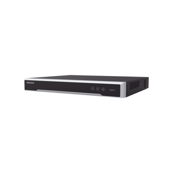 NVR 8 Megapixel (4K) (Compatible con Cámaras ACUSENSE) / 16 canales IP / 16 Puertos PoE+ / 2 Bahías de Disco Duro / Salida de Vídeo en 4K / 300 Metros PoE Modo Extendido