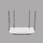 Router Inalámbrico ISP doble banda AC, 2.4 GHz y 5 GHz Hasta 1167 Mbps, 4 antenas externas omnidireccional, 3 Puertos LAN 10/100/1000 Mbps, 1 Puerto WAN 10/100/1000 Mbps