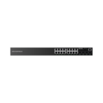 Switch Gigabit PoE+ Administrable / 16 puertos 10/100/1000 Mbps + 4 Puertos SFP Uplink / Hasta 240W / Compatible con GWN Cloud. - Image 2