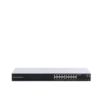 Switch Gigabit PoE+ Administrable / 16 puertos 10/100/1000 Mbps + 4 Puertos SFP Uplink / Hasta 240W / Compatible con GWN Cloud. - Image 6