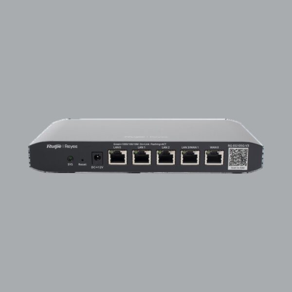 Router Balanceador con Función SD-WAN, 3 puertos LAN gigabit, 1 Puerto WAN gigabit y 1 puerto LAN/WAN gigabit configurable, hasta 100 clientes con desempeño de 600 Mbps asimétricos