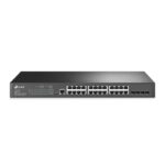 Switch Omada SDN Administrable / 24 puertos Gigabit y 4 puertos SFP / Funciones sFlow, QinQ y QoS / Administración centralizada OMADA