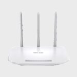 Router Inalámbrico WISP, 2.4 GHz, 300 Mbps, 3 antenas externas omnidireccional 5 dBi, 4 Puertos LAN 10/100 Mbps, 1 Puerto WAN 10/100 Mbps, IPTV, IPV6