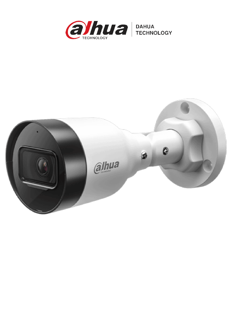 DAHUA-DHT0030193-CAMARA-IP-BULLET-4MP-IR-POE-WDR-PRINCIPAL DAHUA DH-IPC-HFW1431S1-A-S6 - Cámara IP Bullet de 4 Megapixeles lente de 2.8 mm con ángulo de visión de 104 grados, IR de 30 m, compresión H.265+, micrófono integrado, PoE, WDR real y clasificación IP67, ideal para monitoreo exterior. - Image 1