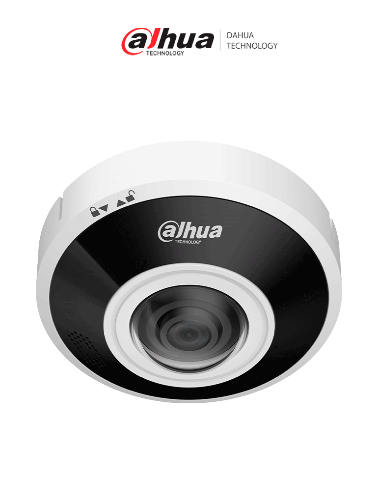 PRINCIPAL-DoLynk-Care AHUA DH-IPC-EBW5641P-AS-Cámara IP Fisheye/ 6MP/WizMind/ WDR/Heatmap/conteo de personas/protección perimetral/ LED IR integrado 15m/ deep learning/ E&S Alarma y Audio/ Ranura para tarjeta Micro SD de hasta 1 TB/ Audio bidireccional/ PoE/IK10 - Image 1